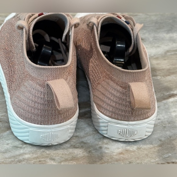 Women’s PALLADIUM Pallaphoenix Knit sneakers- Rose dust/copper. Size 8 - Picture 5 of 9